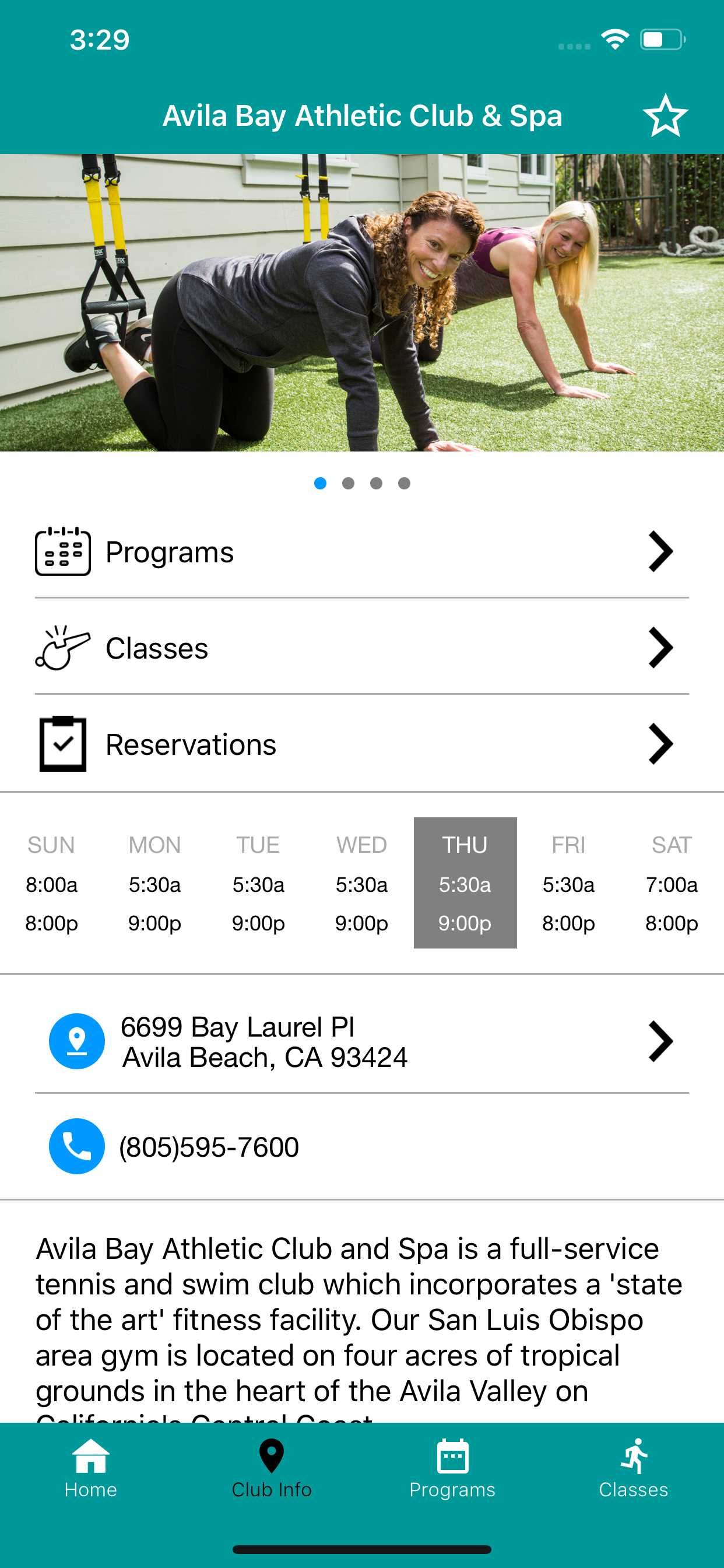 Avila Bay Athletic Club - CAC