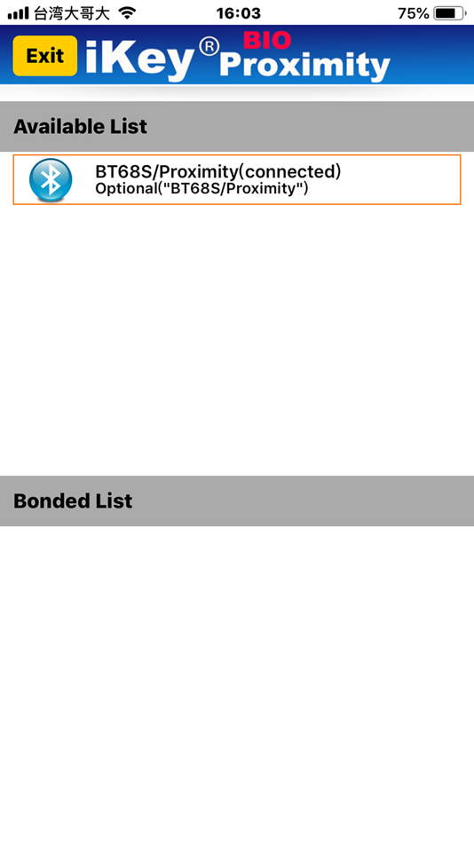 #2. iKeyBIOProximity (iOS) 由: iKey Corp.