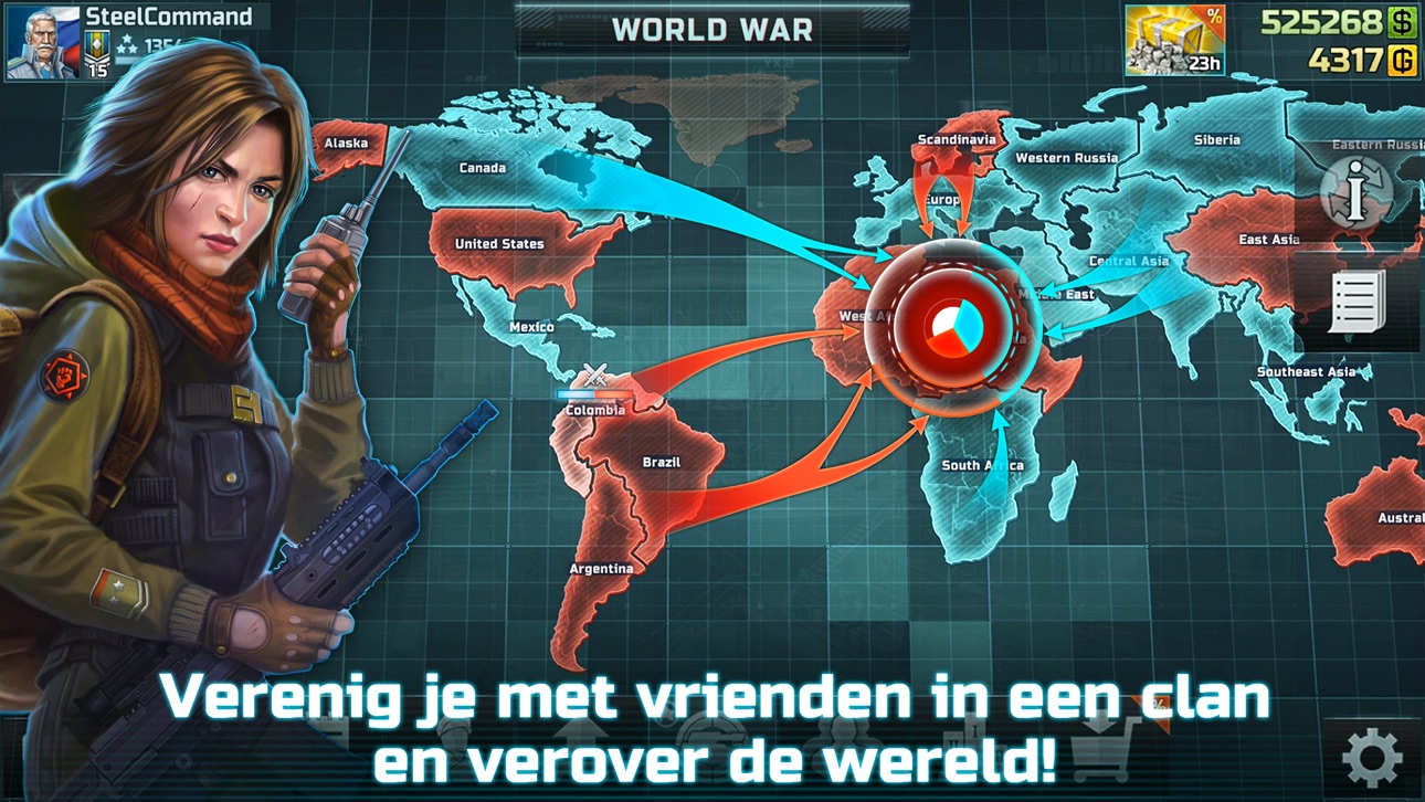 Art Of War 3:RTS Strategy Game iOS Mod IPA screenshot 7 - iOS game interface
