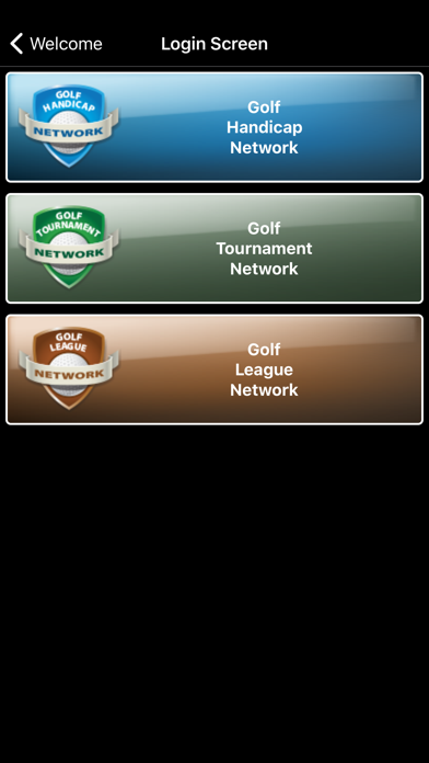 Golf Mobile Network Screenshot