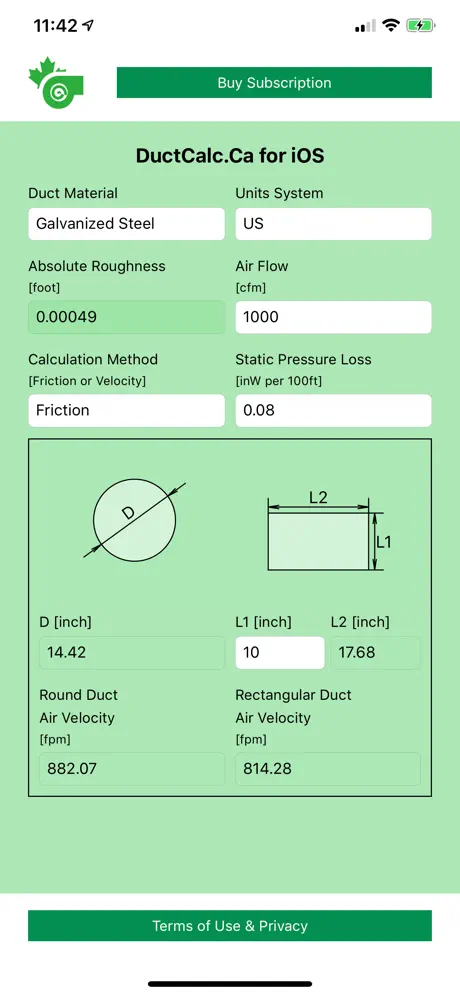 DuctCalc.Ca