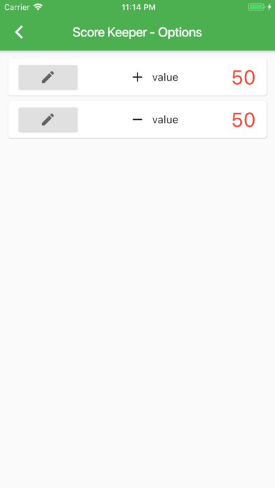 Simple Score 2 iPhone screenshot 1 - Utilities app