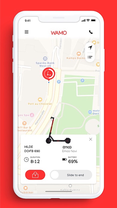 WAMO: E-Scooter Sharing screenshot 4