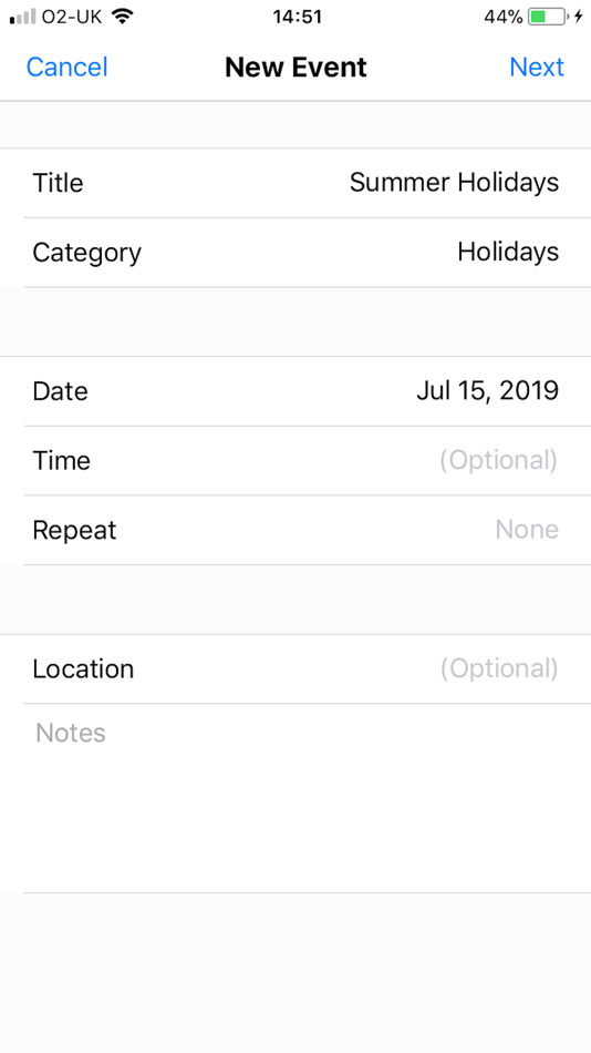 #4. Countdown ▼ (iOS) Bởi: TapMedia Ltd