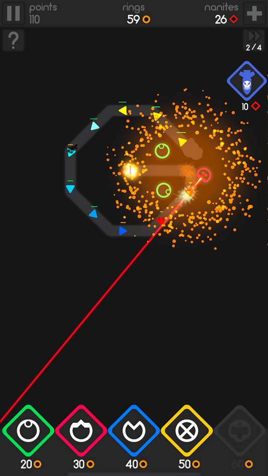 #2. Color Defense - A TD Puzzler (iOS) 由: McPeppergames UG (haftungsbeschraenkt) & Co. KG