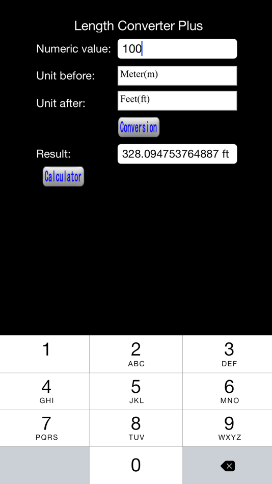 #2. Length Converter Plus (iOS) 由: Hideshi Otsuru