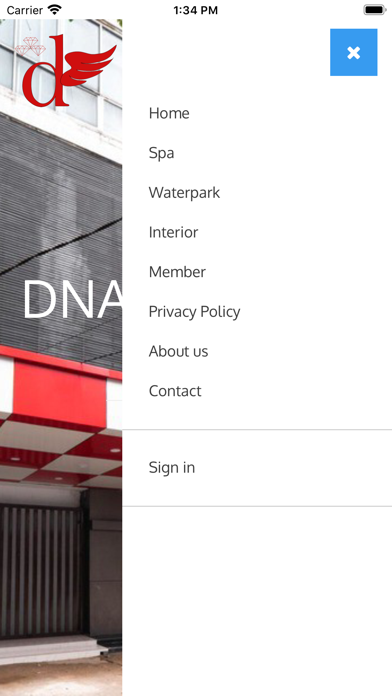 DNA Booking App iPhone screenshot