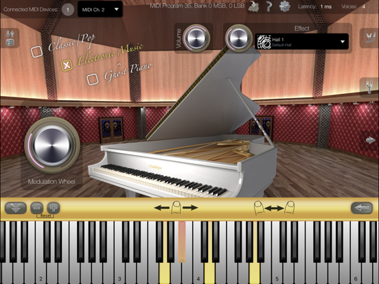 Colossus Piano iPad app afbeelding 2