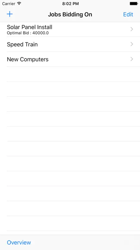 Bidding Jobs screenshot 1 of 2