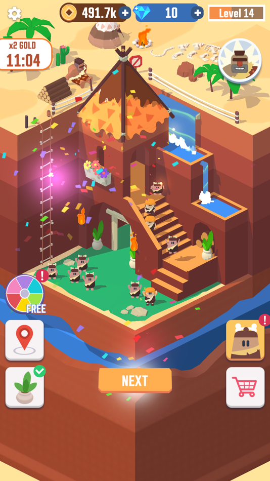 #3. Idle Digging (iOS) Bởi: Zplay (Beijing) Info. Tech. Co.,Ltd.