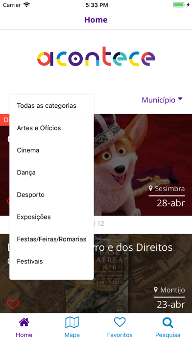 Acontece Screenshot