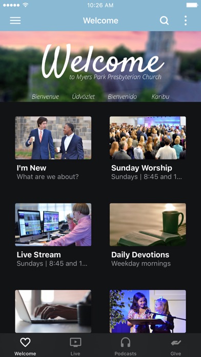 Myers Park Presbyterian Church Screenshot