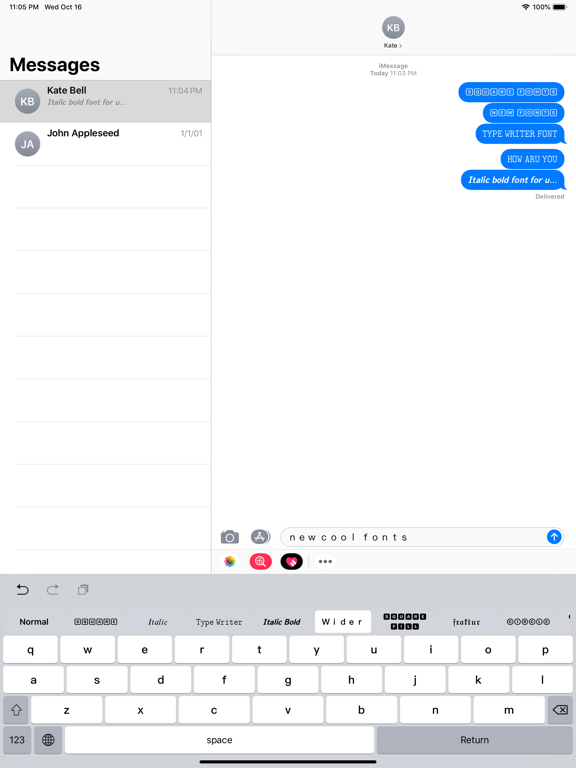 Screenshot #6 pour New Fonts for iPhone