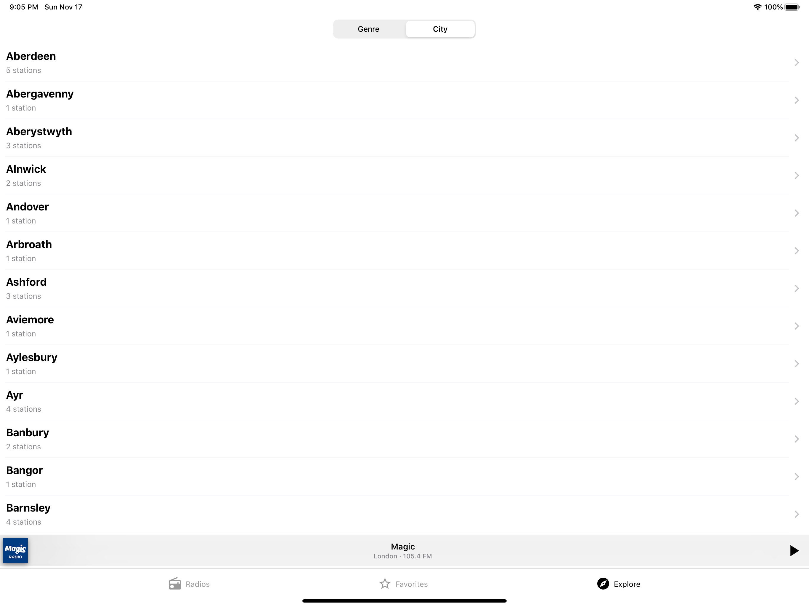 Radio UK - Live FM stations screenshot 12