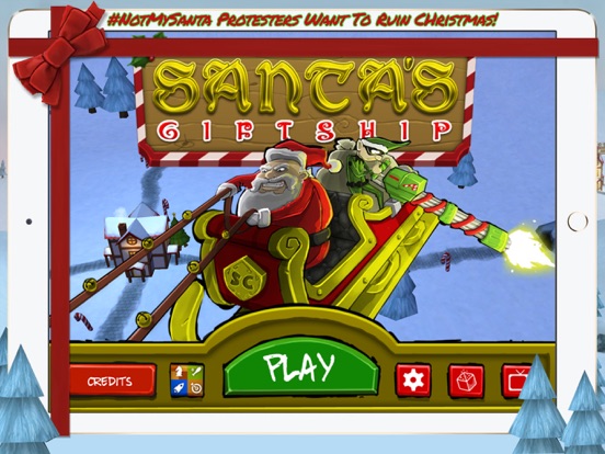 Screenshot #1 for Santa's Giftship Reloaded