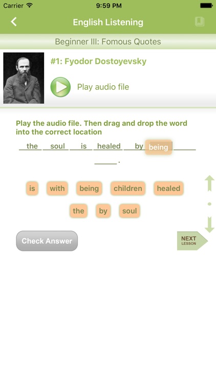 English Listening & Quiz