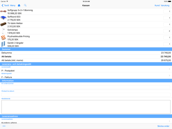 Screenshot #6 pour e-säljare Kund