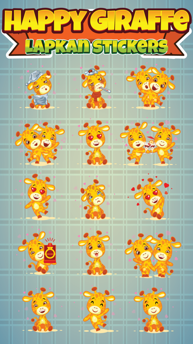 Screenshot #1 pour Sticker Me Happy Tiny Giraffe