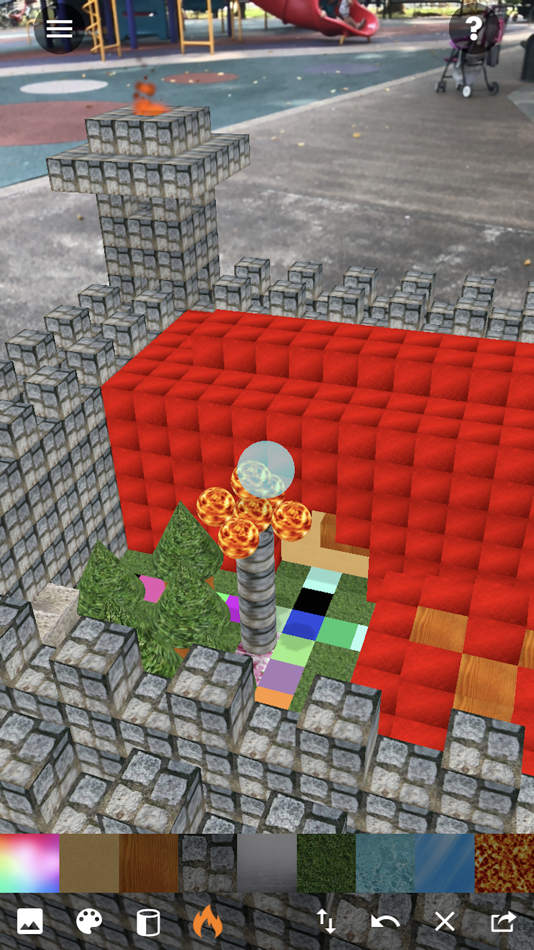 #1. AR Blocks (iOS) 由: Virtual GS