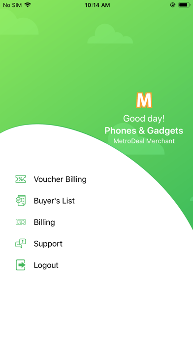 MetroDeal Merchants Screenshot