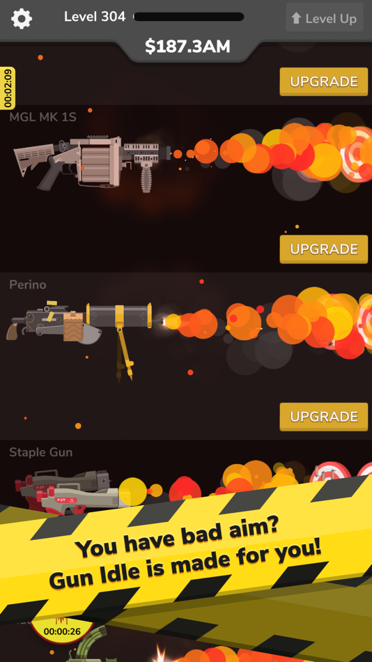 #3. Gun Idle (iOS) 来自: Green Panda Games