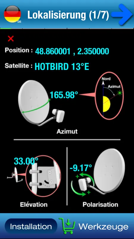 SatCatchr Parabolantenne Setup screenshot 3 of 10