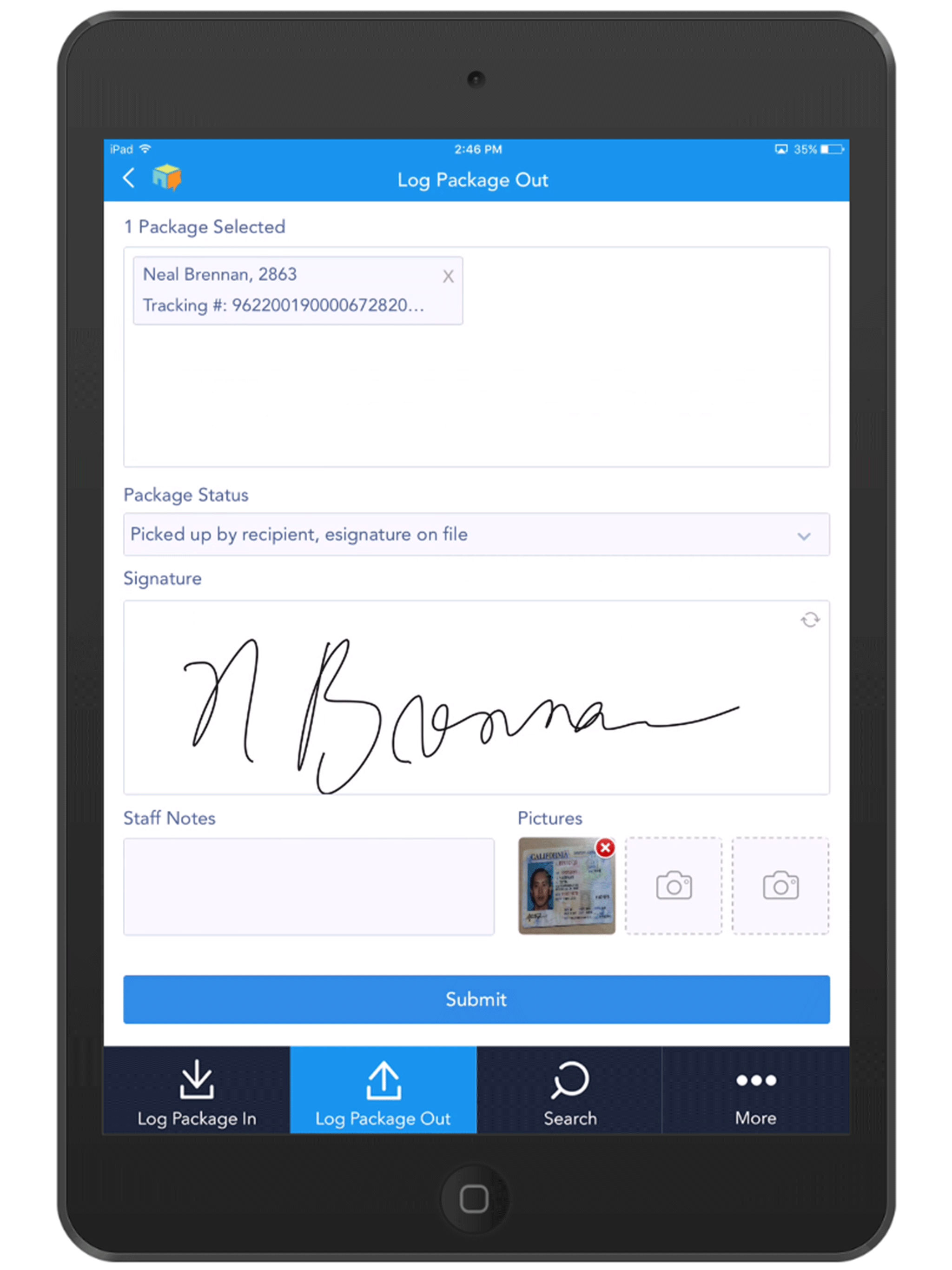 Notifii Track