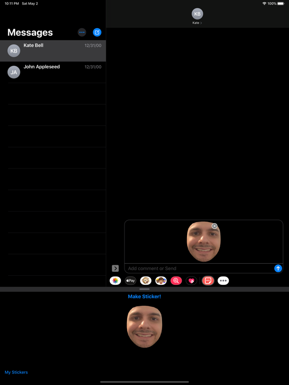 Screenshot #5 pour RealMoji: Funny Face Stickers
