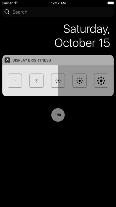Widget Brightness Screenshot