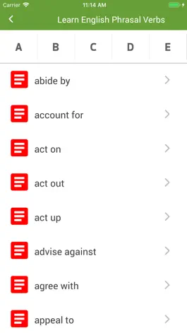 Game screenshot English Phrasal Verbs Handbook apk