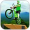 Speed Cyclist Impossible is extreme enthusiast of bicycle stunt adventures and challenging races