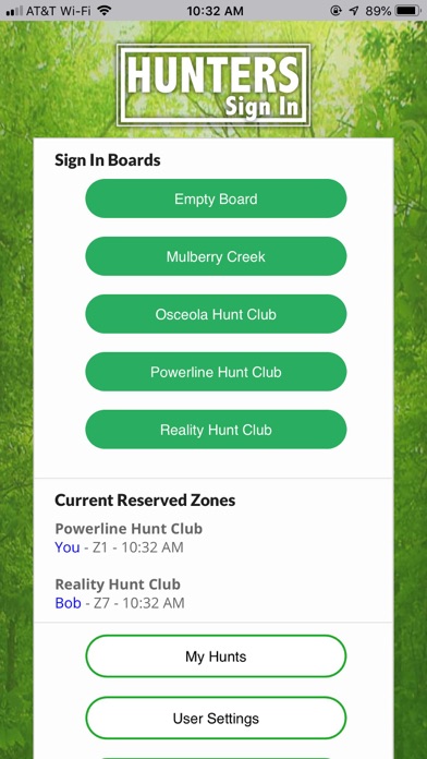 Hunters Sign In iPhone screenshot 6 - Sports app