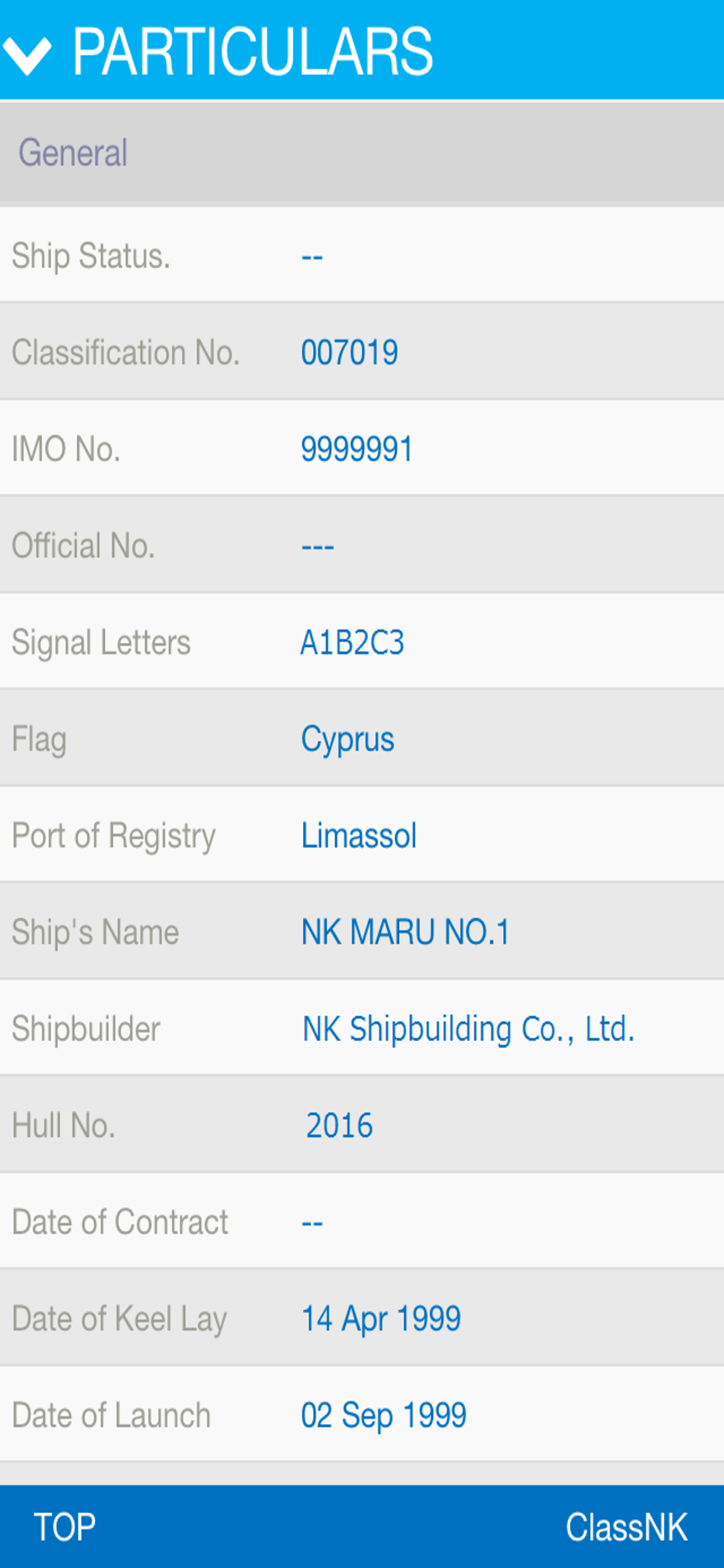 NK-SHIPS mobile