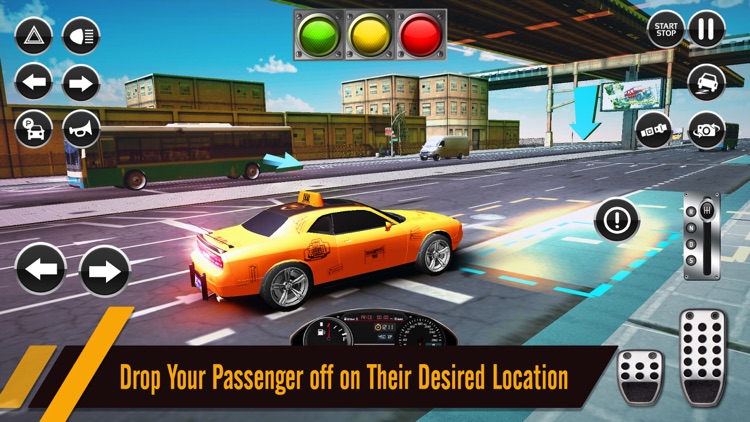 Crazy Taxi Driver: Driving Sim screenshot-5