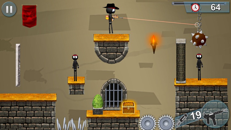 Stickman Fight Shooting Game