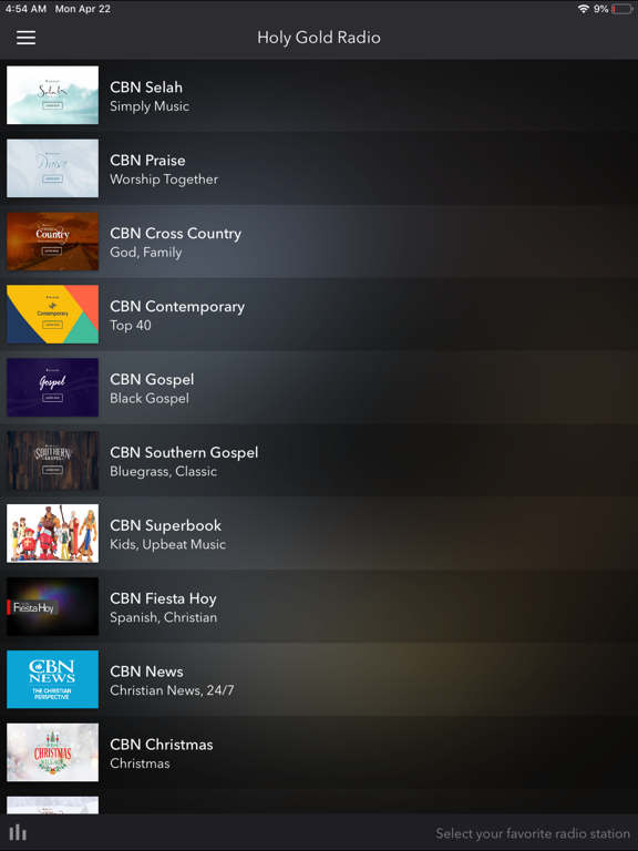 Screenshot #4 pour Holy Gold Radio