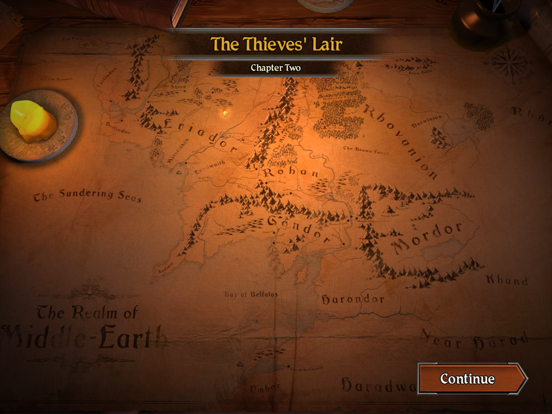 Journeys in Middle-earth iPad app afbeelding 4