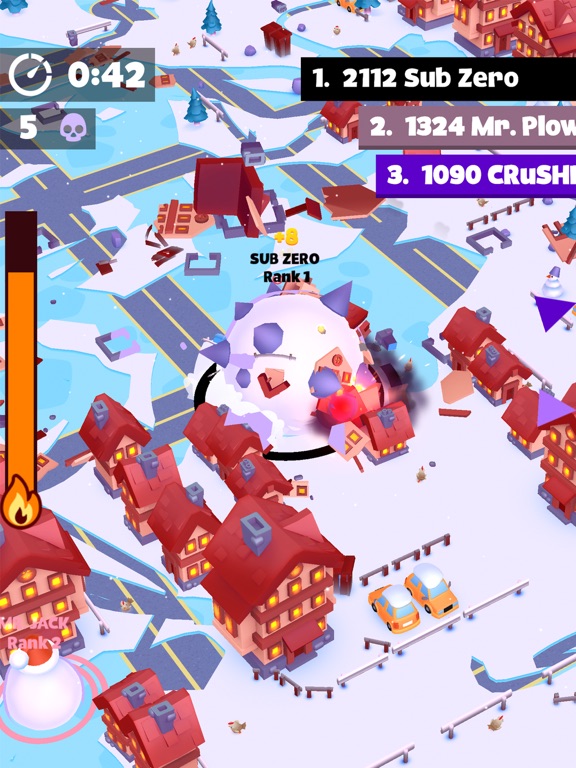 SnowBallers.io iPad screenshot