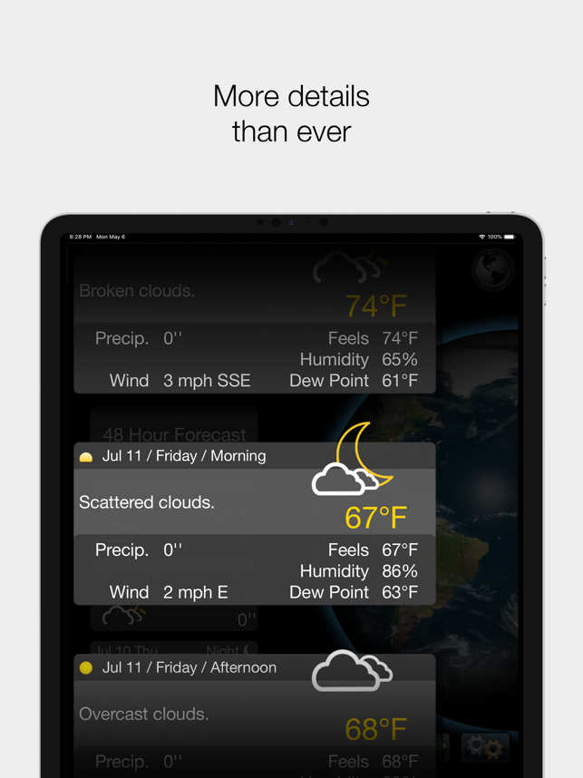 ‎Real Weather Forecast Screenshot