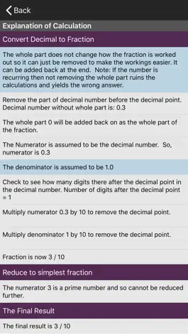 Game screenshot Fractions/Decimals/Fractions apk