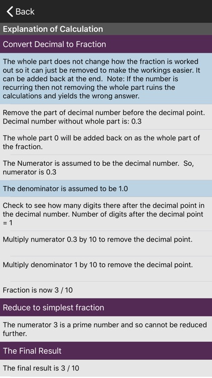 Fractions/Decimals/Fractions