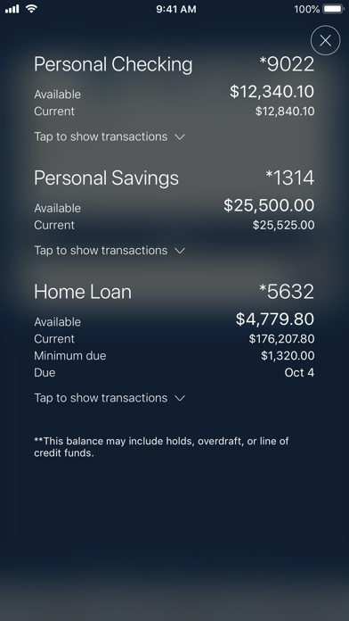 Liberty Bay Credit Union Screenshot