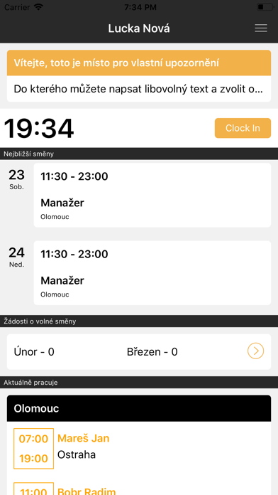 Plánujsměny.cz Screenshot