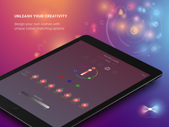 Lamptier for Philips Hue iPad screenshot 8 - Lifestyle app