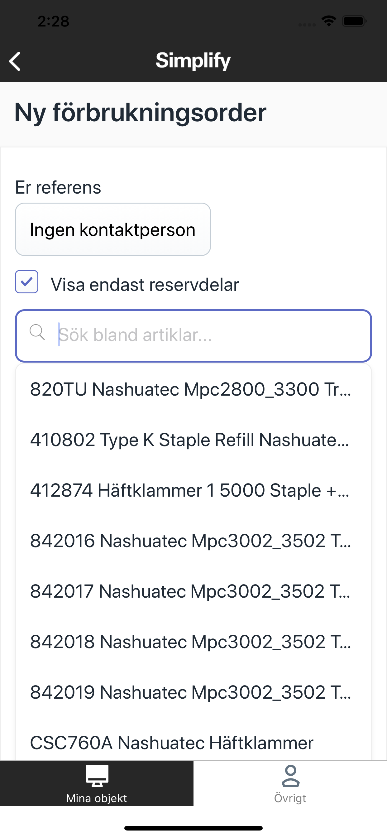Simplify Sverige screenshot 3