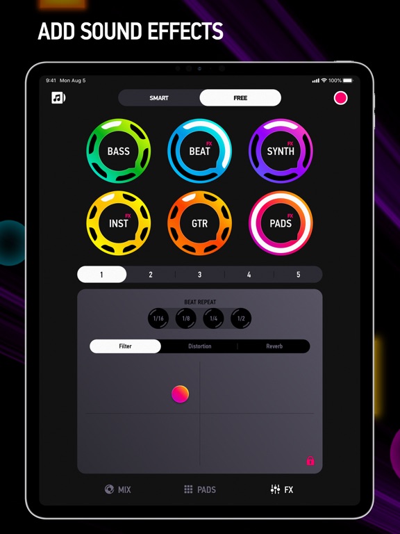 Rotorbeat - Music & Beat Maker iPad screenshot 4 - Music app