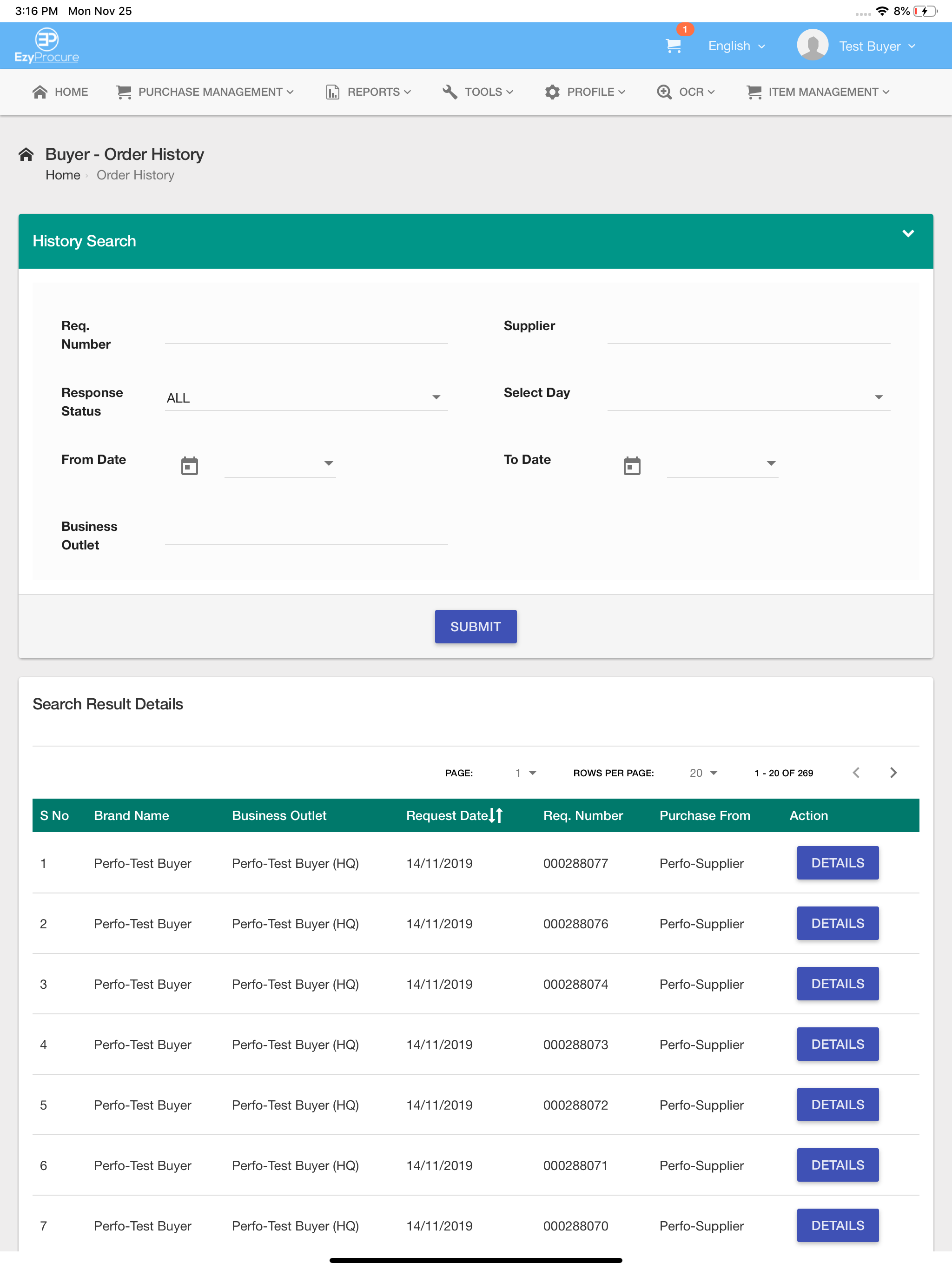 EzyProcure screenshot 7