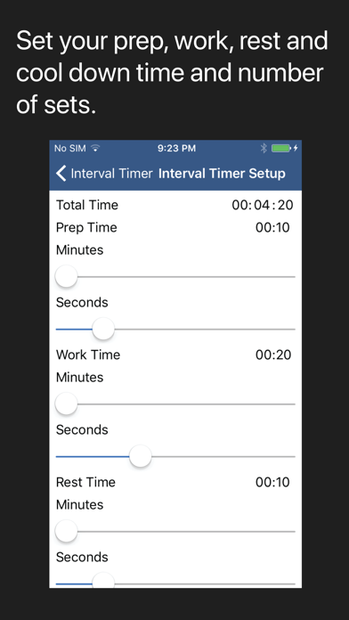 Screenshot #2 pour TimeSpotter Interval Timer