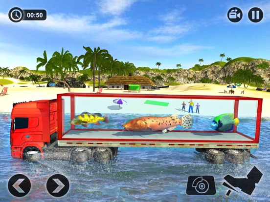 Aquatic Animal Delivery Truck iPad screenshot 6 - Games app