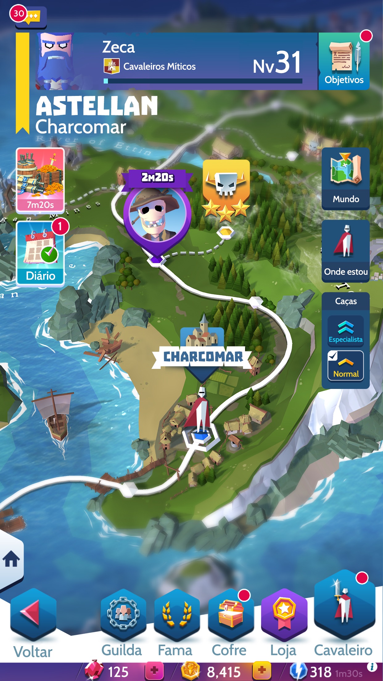 Screenshot do app Knighthood